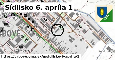 Sídlisko 6. apríla 1, Vrbové