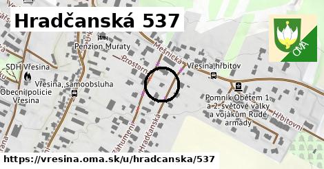 Hradčanská 537, Vřesina