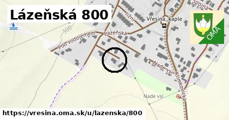 Lázeňská 800, Vřesina