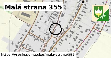 Malá strana 355, Vřesina