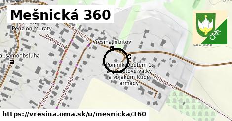 Mešnická 360, Vřesina