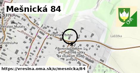 Mešnická 84, Vřesina