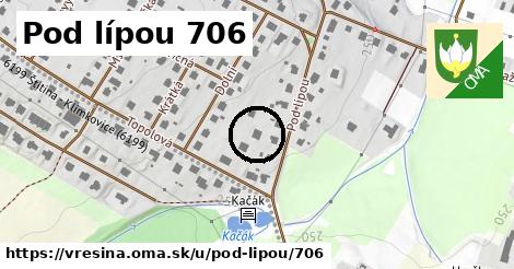 Pod lípou 706, Vřesina