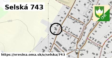 Selská 743, Vřesina