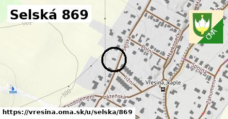 Selská 869, Vřesina