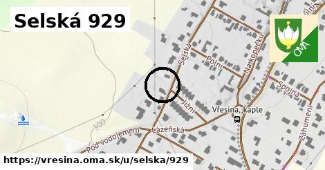 Selská 929, Vřesina