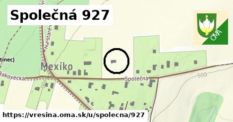 Společná 927, Vřesina