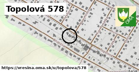 Topolová 578, Vřesina