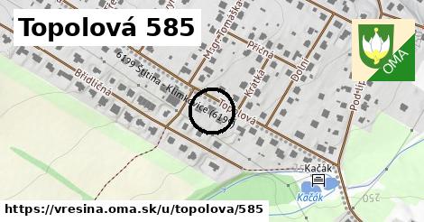 Topolová 585, Vřesina