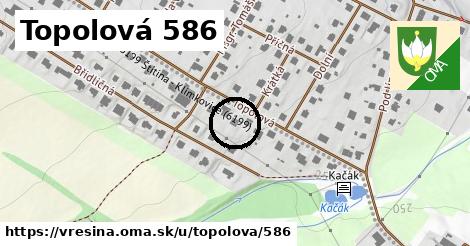 Topolová 586, Vřesina