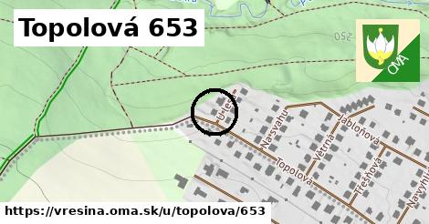 Topolová 653, Vřesina