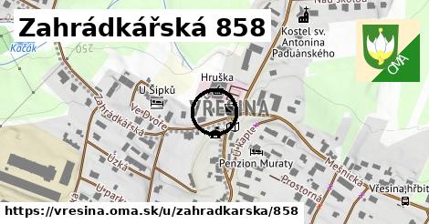 Zahrádkářská 858, Vřesina