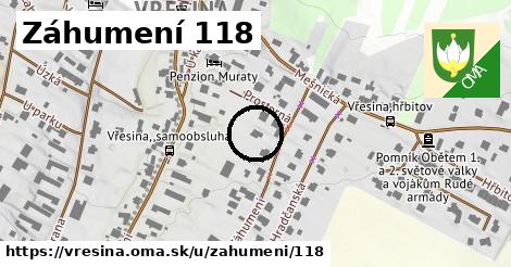 Záhumení 118, Vřesina