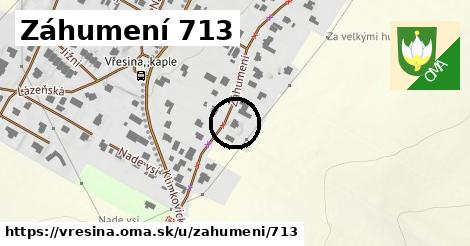 Záhumení 713, Vřesina