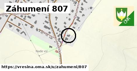 Záhumení 807, Vřesina