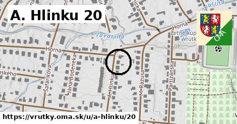 A. Hlinku 20, Vrútky