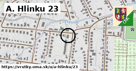 A. Hlinku 23, Vrútky