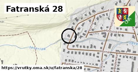 Fatranská 28, Vrútky