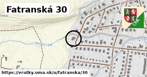 Fatranská 30, Vrútky