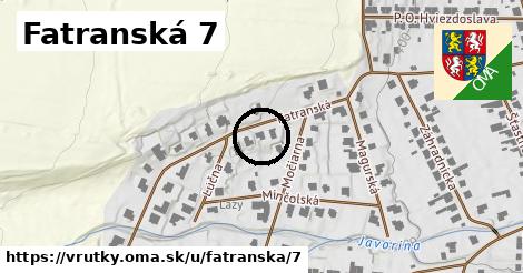 Fatranská 7, Vrútky