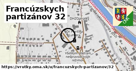 Francúzskych partizánov 32, Vrútky