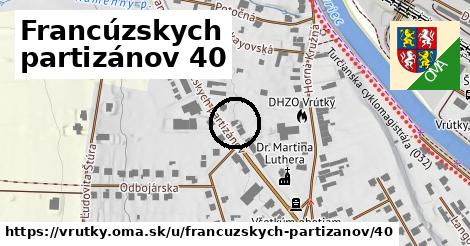 Francúzskych partizánov 40, Vrútky