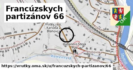 Francúzskych partizánov 66, Vrútky