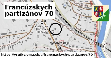 Francúzskych partizánov 70, Vrútky