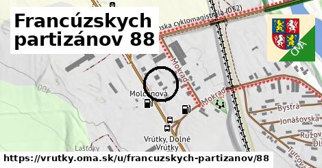 Francúzskych partizánov 88, Vrútky