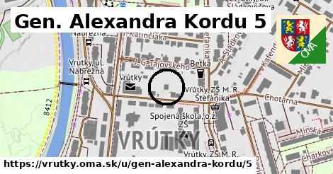 Gen. Alexandra Kordu 5, Vrútky