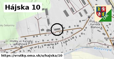Hájska 10, Vrútky