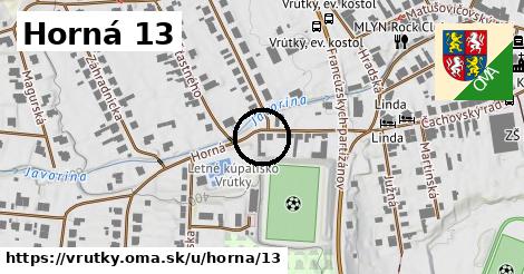 Horná 13, Vrútky