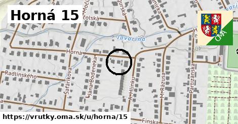 Horná 15, Vrútky