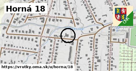 Horná 18, Vrútky