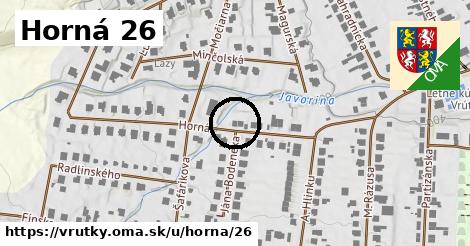 Horná 26, Vrútky