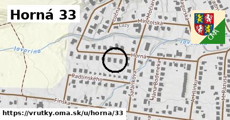 Horná 33, Vrútky