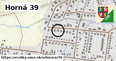 Horná 39, Vrútky