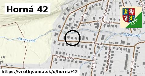 Horná 42, Vrútky