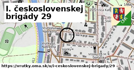 I. československej brigády 29, Vrútky