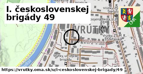 I. československej brigády 49, Vrútky