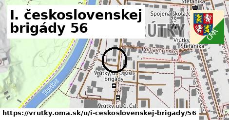 I. československej brigády 56, Vrútky