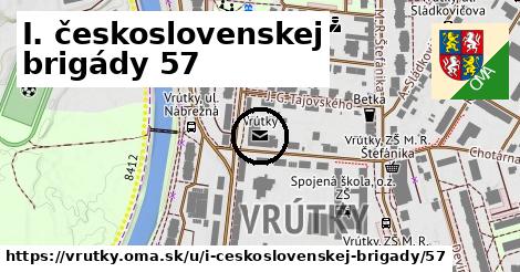 I. československej brigády 57, Vrútky