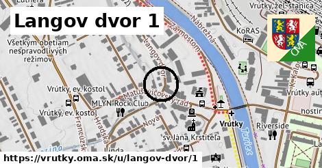 Langov dvor 1, Vrútky