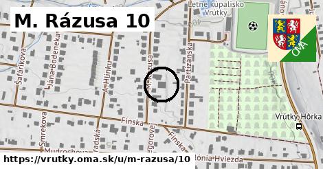 M. Rázusa 10, Vrútky