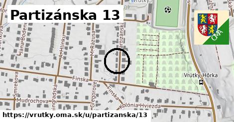 Partizánska 13, Vrútky