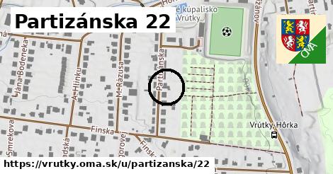 Partizánska 22, Vrútky