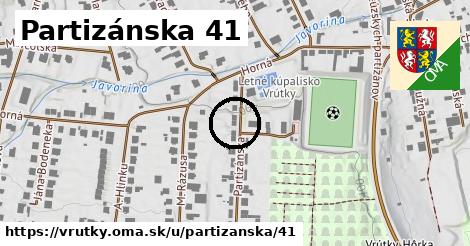 Partizánska 41, Vrútky