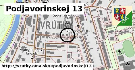 Podjavorinskej 13, Vrútky