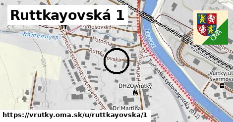 Ruttkayovská 1, Vrútky