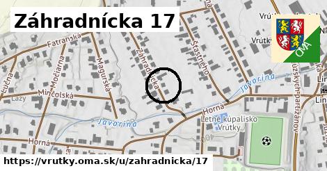 Záhradnícka 17, Vrútky